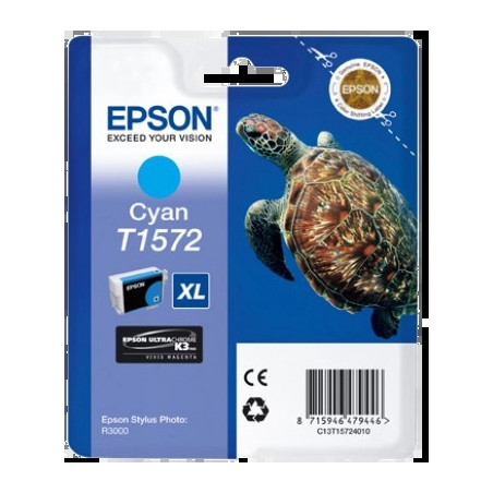 Cartucho de tinta Epson T1572 Cyan Original - 29,39€