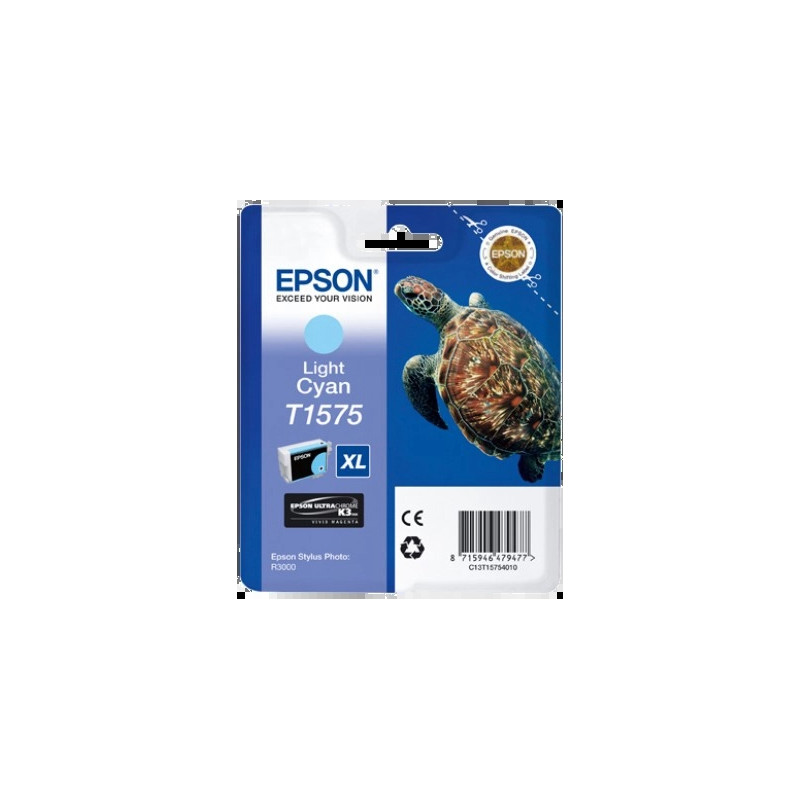 Cartucho de tinta Epson T1575 Cyan Light Original - 29,39€