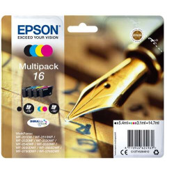 Cartucho de tinta Epson T1626 Pack de 4 Cartuchos de Tinta