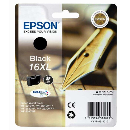 Cartucho de tinta Epson T1631 Negro Original - 26,50€