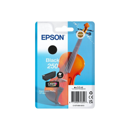 Cartucho de tinta Epson 250 Negro Original - 14,14€