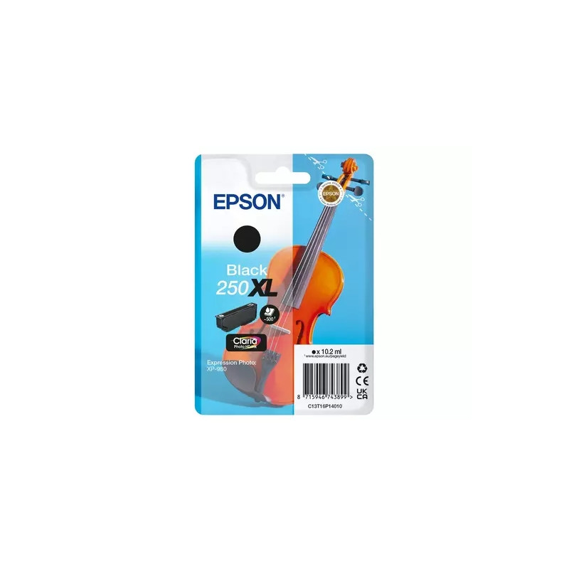 Cartucho de tinta Epson 250XL Negro Original - 23,24€