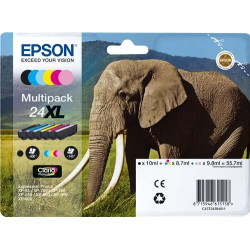 Cartucho de tinta Epson T2438 (24XL) Pack de 6 Cartuchos de