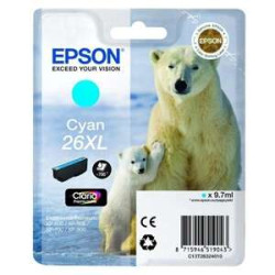 Cartucho de tinta Epson T2632 (26XL) Cyan Original - 23,69€