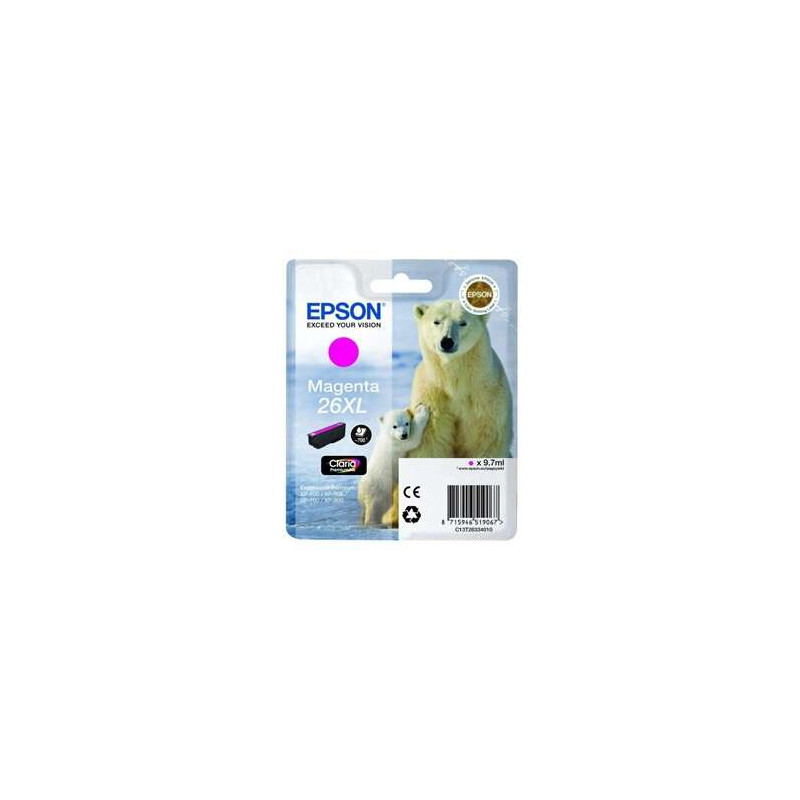Cartucho de tinta Epson T2633 (26XL) Original - 23,69€