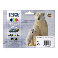 Cartucho de tinta Epson T2636 (26XL) Pack de 4 Cartuchos de