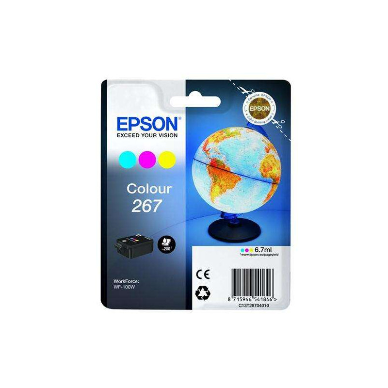 Cartucho de tinta Epson T267 Color Original - 17,65€