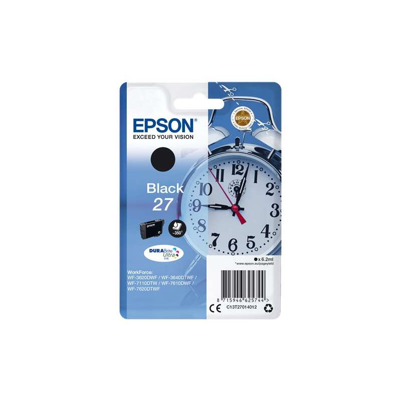 Cartucho de tinta Epson T2701 (27) Negro Original - 20,29€
