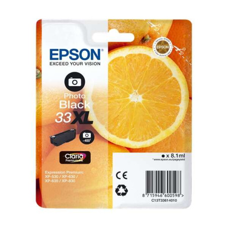 Cartucho de tinta Epson T3361 (33XL) Negro Original - 24,74€