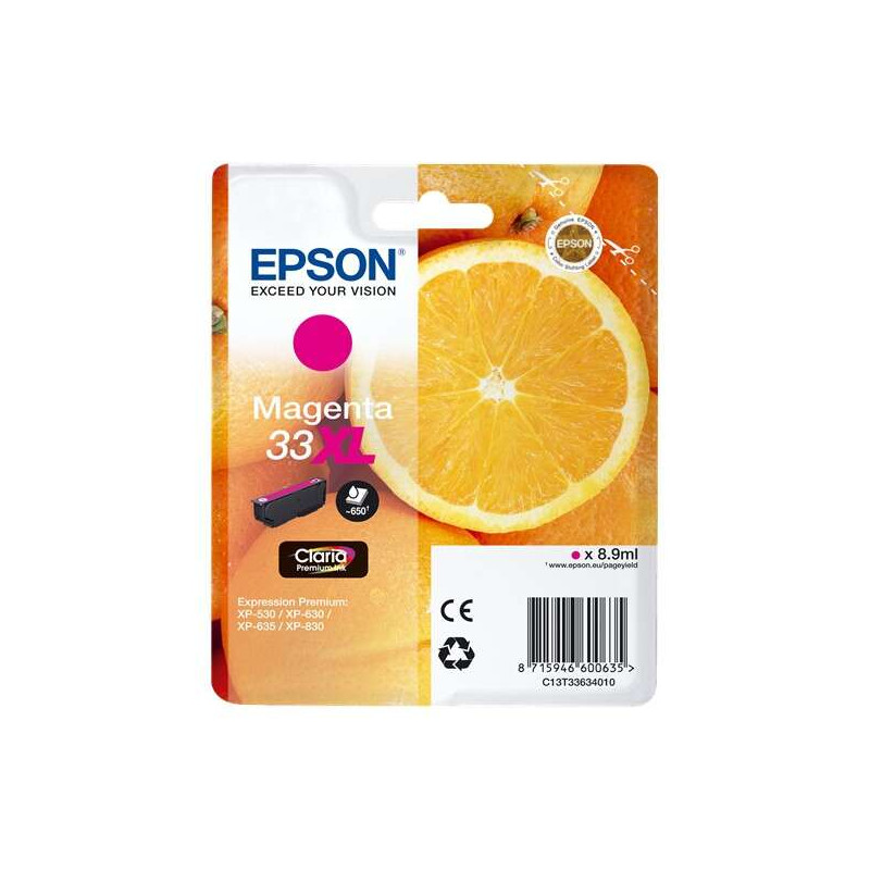 Cartucho de tinta Epson T3363 (33XL) Original - 22,07€
