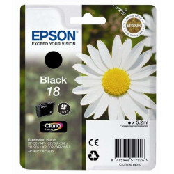 Cartucho de tinta Epson T1801 (18) Negro Original - 14,12€