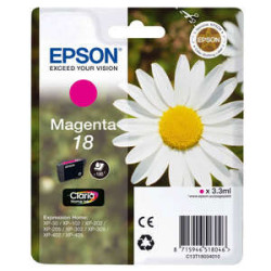Cartucho de tinta Epson T1803 (18) Magenta Original - 12,34€