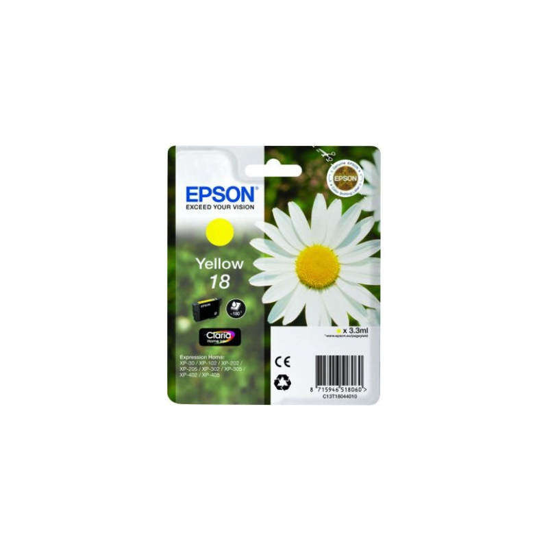Cartucho de tinta Epson T1804 (18) Original - 12,34€