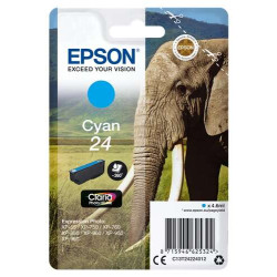 Cartucho de tinta Epson T2422 (24) Cyan Original - 12,35€