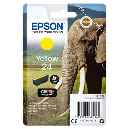 Cartucho de tinta Epson T2424 (24) Original - 12,35€