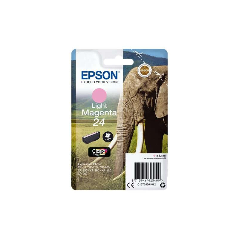 Cartucho de tinta Epson T2426 (24) Original - 12,35€