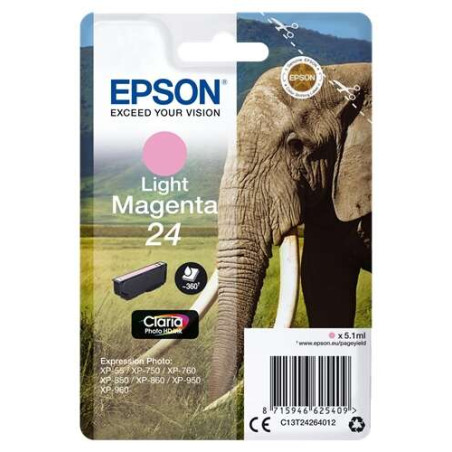 Cartucho de tinta Epson T2426 (24) Original - 12,35€