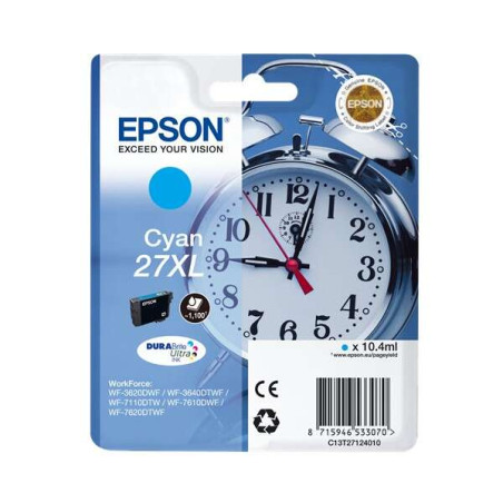 Cartucho de tinta Epson T2712 (27XL) Cyan Original - 32,56€