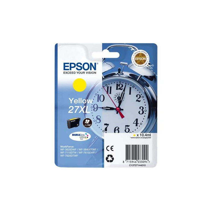 Cartucho de tinta Epson T2714 (27XL) Original - 32,56€