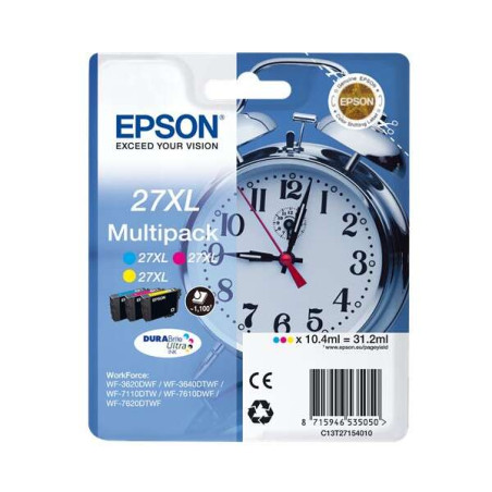 Cartucho de tinta Epson T2715 (27XL) Pack de 3 Cartuchos de