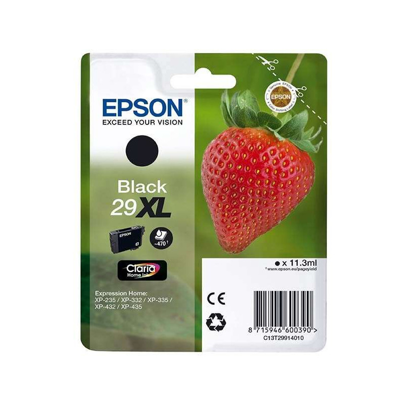 Cartucho de tinta Epson T2991 (29XL) Negro Original - 27,33€
