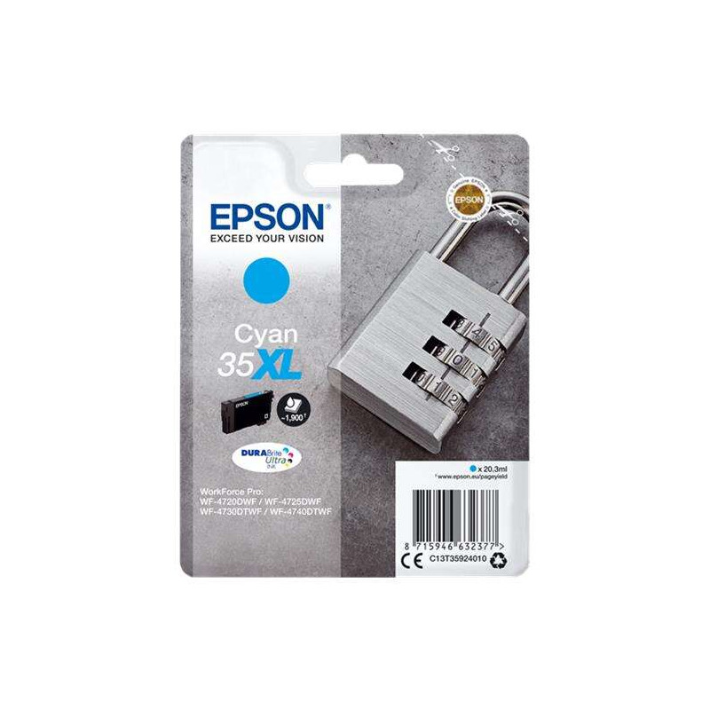 Cartucho de tinta Epson T3592 (35XL) Cyan Original - 38,57€