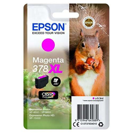 Cartucho de tinta Epson 378XL Magenta Original - 22,94€