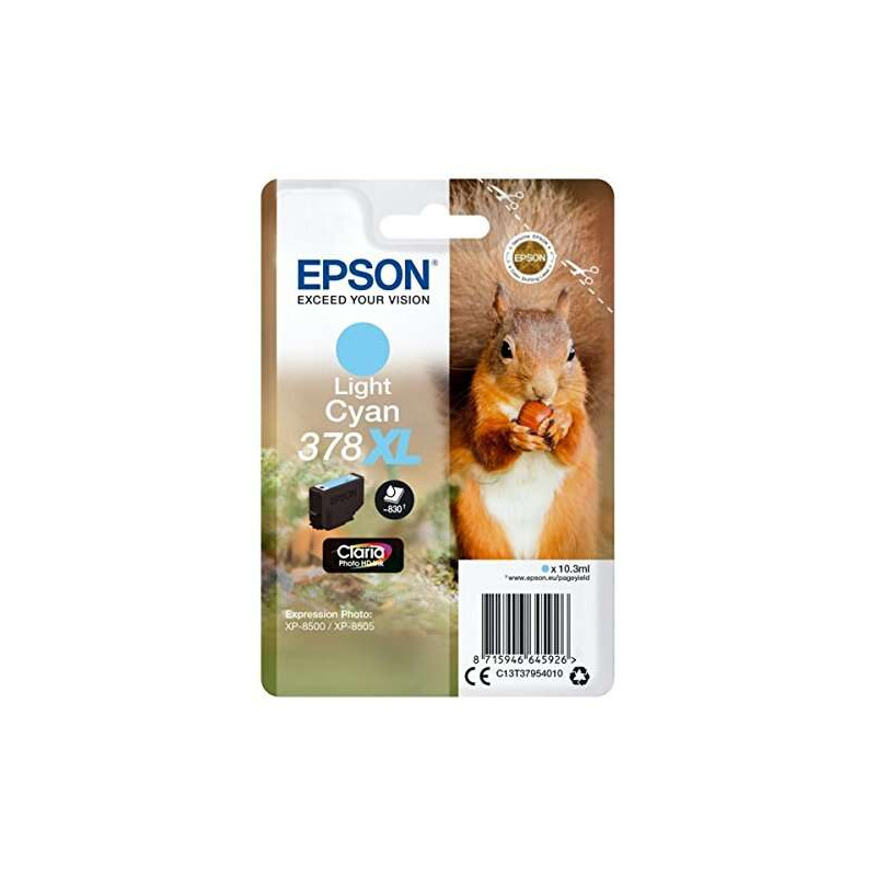 Cartucho de tinta Epson 378XL Cyan Light Original - 22,94€