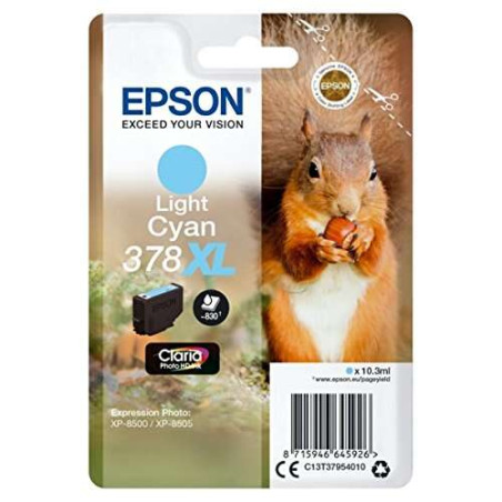 Cartucho de tinta Epson 378XL Cyan Light Original - 22,94€