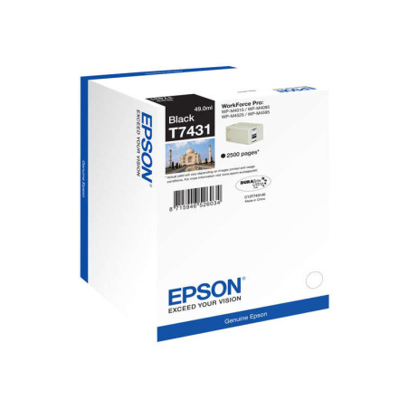 Cartucho de tinta Epson T7431 Negro Original - 90,87€