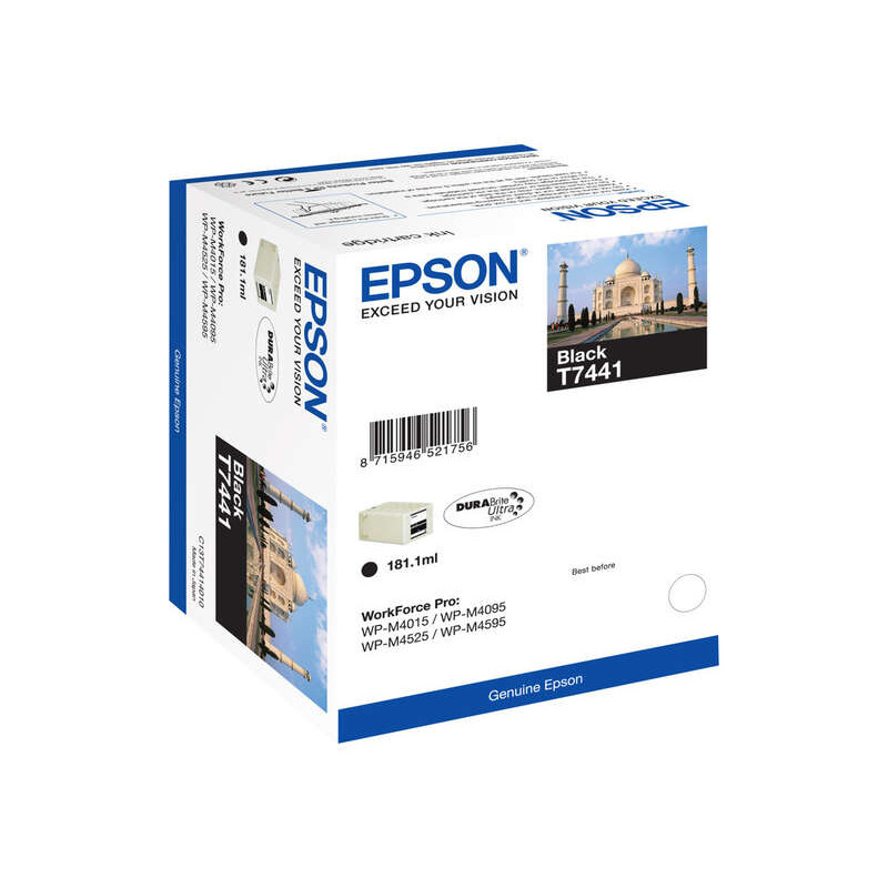 Cartucho de tinta Epson T7441 Negro Original - 169,86€