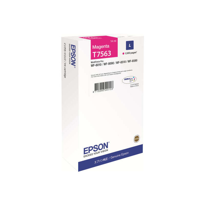 Cartucho de tinta Epson T7563 Magenta Original - 47,50€