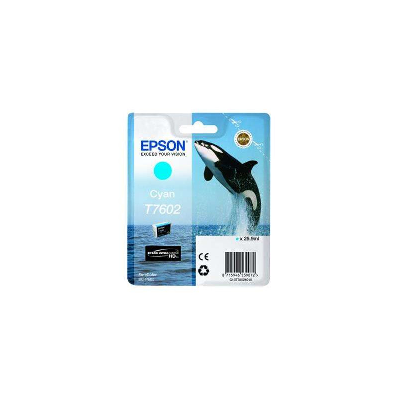 Cartucho de tinta Epson T7602 Cyan Original - 27,06€