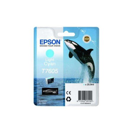 Cartucho de tinta Epson T7605 Cyan Light Original - 27,06€