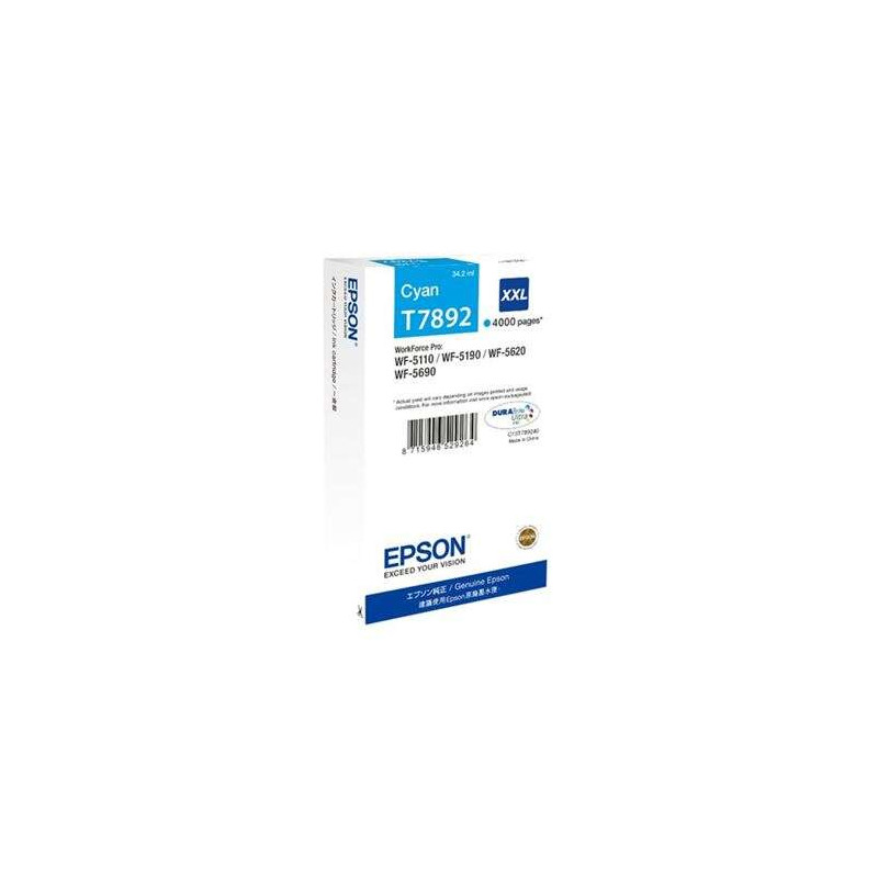 Cartucho de tinta Epson T7892 Cyan Original - 82,01€
