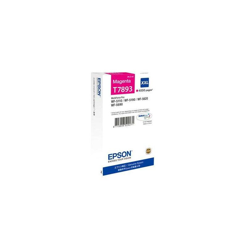 Cartucho de tinta Epson T7893 Magenta Original - 82,01€