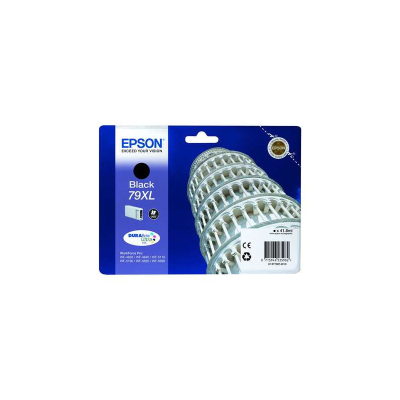 Cartucho de tinta Epson T7901 (79XL) Negro Original - 50,48€