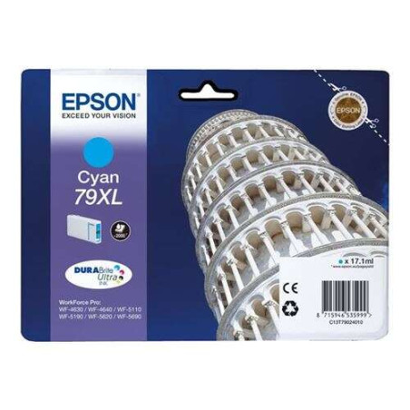 Cartucho de tinta Epson T7902 (79XL) Cyan Original - 42,39€