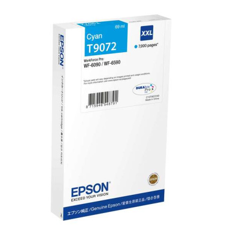 Cartucho de tinta Epson T9072 Cyan Original - 118,29€