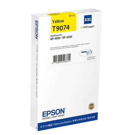 Cartucho de tinta Epson T9074 Amarillo Original - 118,29€