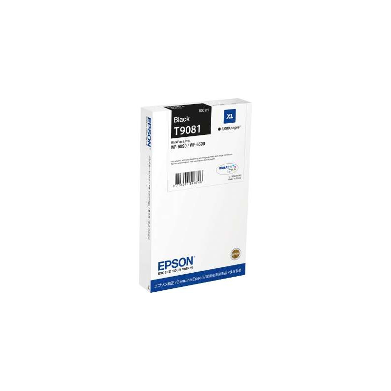 Cartucho de tinta Epson T9081 Negro Original - 77,67€