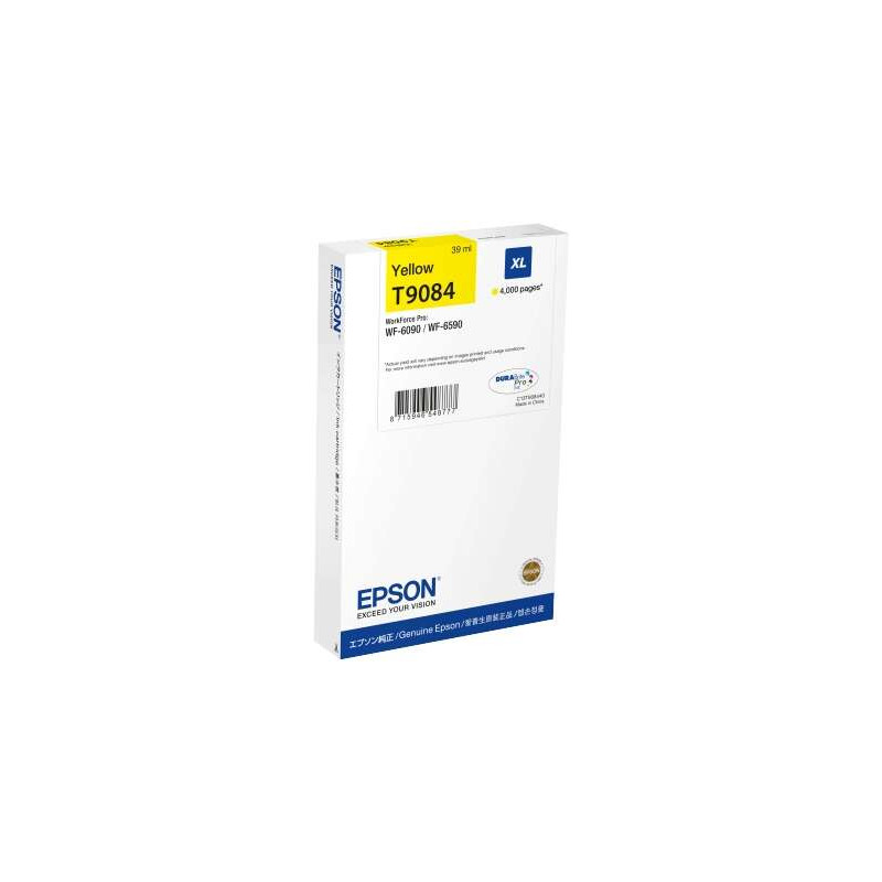 Cartucho de tinta Epson T9084 Amarillo Original - 77,22€