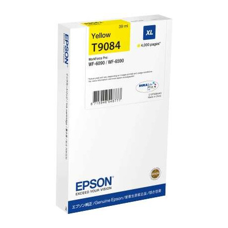 Cartucho de tinta Epson T9084 Amarillo Original - 77,22€