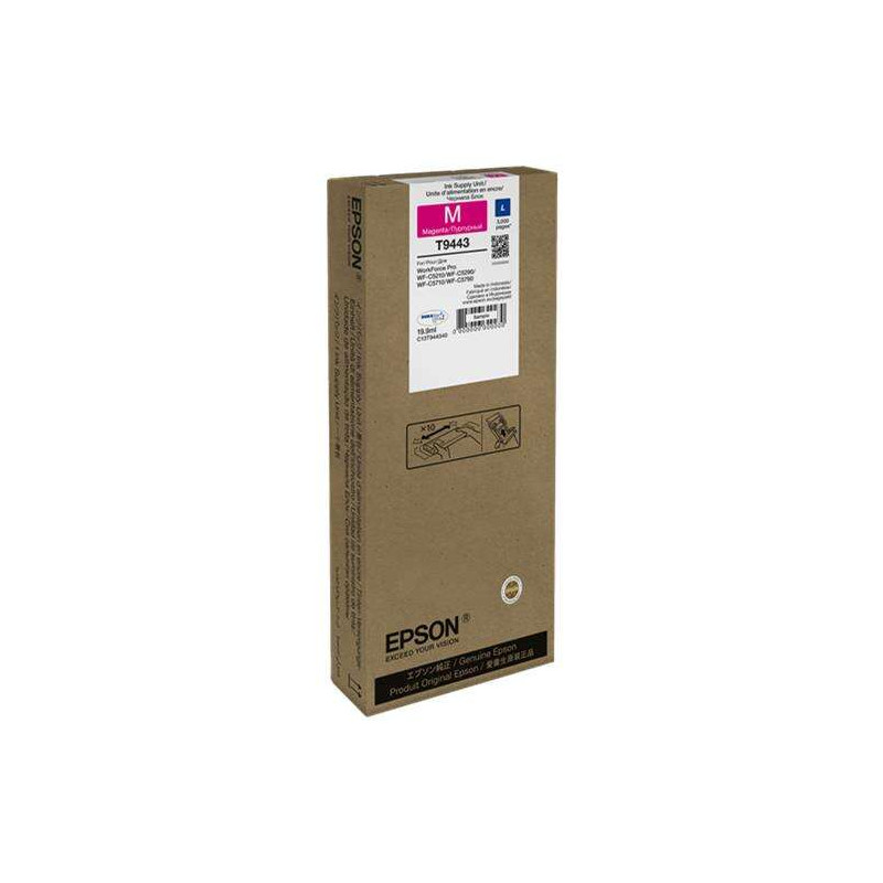 Cartucho de tinta Epson T9443 Magenta Original - 63,82€