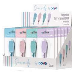 Dohe Serenity Expositor con 24 Recambios de Cinta