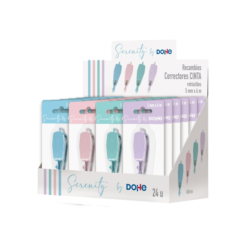 Dohe Serenity Expositor con 24 Recambios de Cinta
