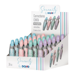 Dohe Serenity Expositor con 24 Cintas Correctoras - 29,15€