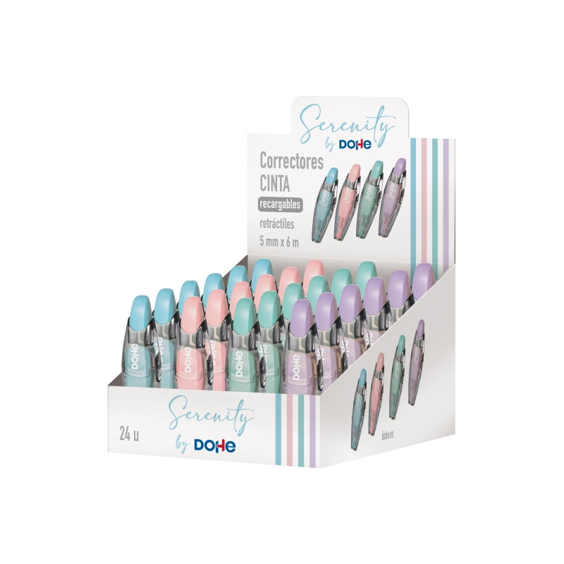 Dohe Serenity Expositor con 24 Cintas Correctoras - 29,15€