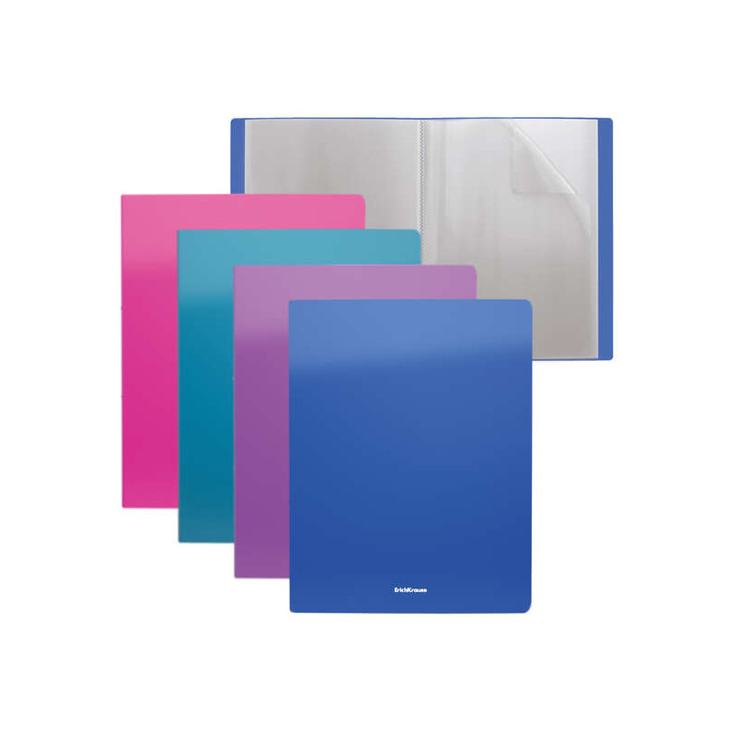 ErichKrause Carpetas con Fundas Matt Vivid - 1,26€