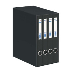 Dohe Oficolor Modulo de 4 Archivadores A4 en Carton Forrado